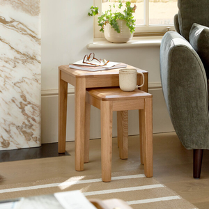 Corton Natural Oak Nest of Tables