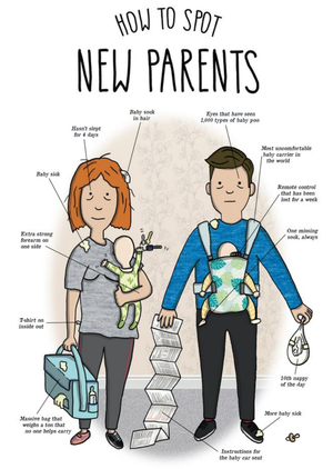 Moonpig How To Spot New Parents New Baby Card