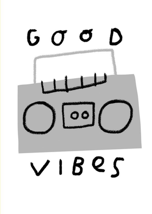 Moonpig Thinking Of You Card - Good Vibes