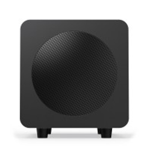 Kanto SUB6 Vinyl Subwoofer, Matte Black