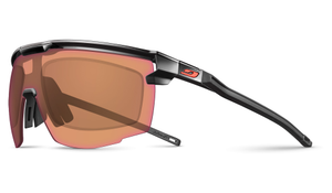 Julbo Ultimate Prescription Sunglasses - Directly Glazed - Black &amp; Red, Julbo Implant Polycarbonate Spectron 3 Grey w/ Gold Pink Mirror