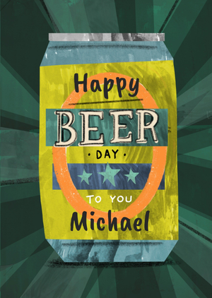 Moonpig Happy Beer Day To You Birthday Card