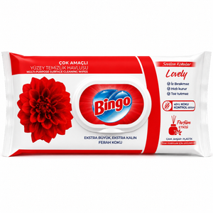 Bingo Surface Cleaning Wet Wipes Lovely 96pcs - 1 / SLEEVE