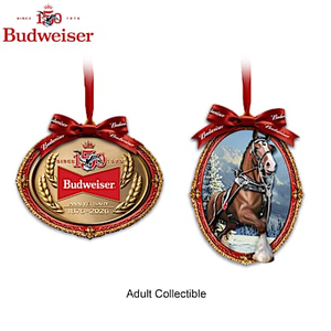 Budweiser 150th Anniversary Ornament Collection