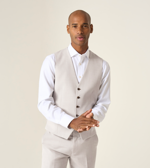 Redding Suit Waistcoat Stone Beige