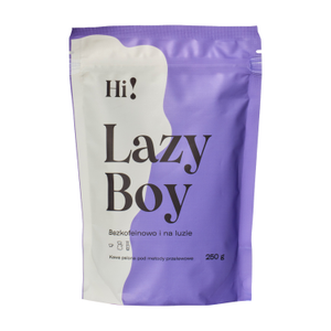 Hi! Coffeedesk - kawa ziarnista bezkofeinowa Lazy Boy Decaf Filter 250 g