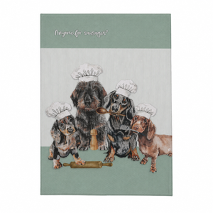 Sausage Dog Tea Towel 