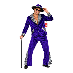Men's Purple Pimp Costume