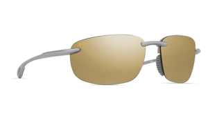 Maui Jim Ho'okipa Ultra Prescription Sunglasses - Metal Matte Silver, Maui Jim Maui Ultra Hawaii Glow Polarised