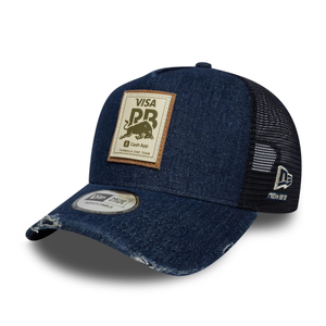Visa Cash App Racing Bulls Denim Black 9FORTY E-Frame Trucker Adjustable Cap