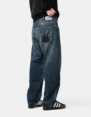 Butter Goods Solar Fade Denim Jeans - Blue Tint Ripple