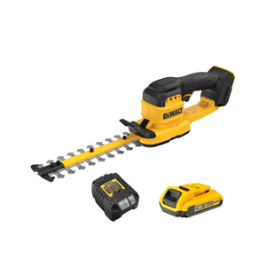 DeWalt DCMHT520D1 18V XR Compact Brushless 20cm Hedge Trimmer, Kit - 1x 2Ah Battery & Charger
