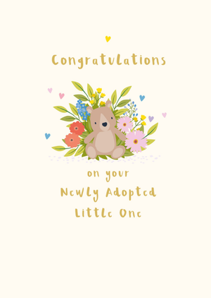 Moonpig Congratulations On Your Newly Adopted Little One Card