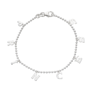 New Sterling Silver Childs 6" Princess Charm Bracelet
