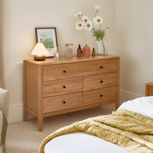 Corton Natural Oak 3+3 Chest of Drawers