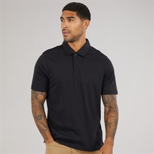 Ted Baker Mens Wilmott Slim Soft Touch Polo Shirt Black