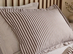 Yard Hebden Stripe Pillowcase Pair 100% Cotton
