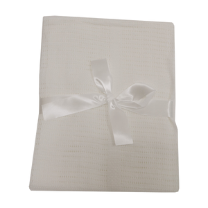 Cellular White Baby Blanket 60x90cm