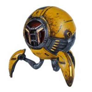 Gravastar Mars Pro V2 Bluetooth Speaker, War Damaged Yellow