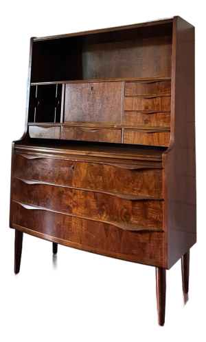 Circa 1960s Secretary Desk/Hutch by Erling Torvits, , Attributed