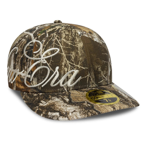 New Era Side Script Realtree Camo Low Profile 59FIFTY Fitted Cap