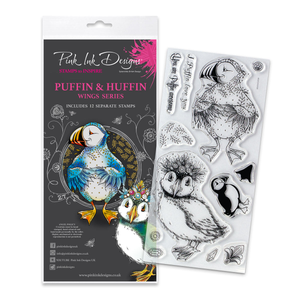 Pink Ink Designs - Puffin & Huffin, DL Stamp Set