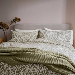 Cleo Duvet Cover Set, Sage Green
