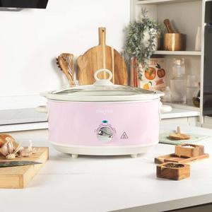 SALTER RETRO PINK 6.5L Slow Cooker
