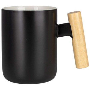 ZenGrip 12oz Wooden Ceramic Mug