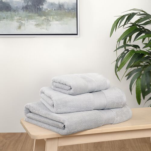 NICOLE DAY 500GSM ZERO TWIST LIGHT GREY Hand Towel