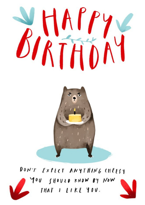 Moonpig I Like You Happy Birthday Card