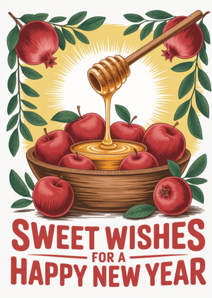 Moonpig Sweet Wishes For A Happy New Year Card