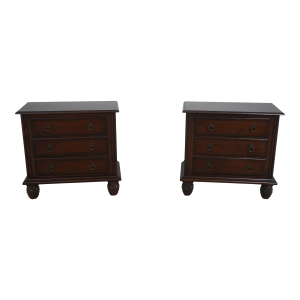 Pair of Tommy Bahama Lexington 3 Drawer Nightstands