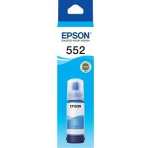 Epson T552 Original 6.2k Eco Tank Ink Bottle - Cyan