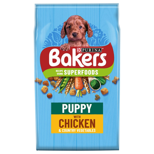 Bakers Superfoods Puppy Dry Dog Food (Chicken with Vegetables) 12.5kg