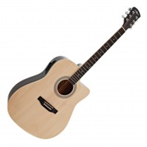 Guitarra Electro-Ac&uacute;stica Dreadnought Gear4music, Natural