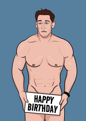 Moonpig In The Buff Birthday Card