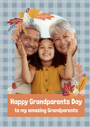 Moonpig Fall Themed Amazing Photo Upload Grandparents Day Card