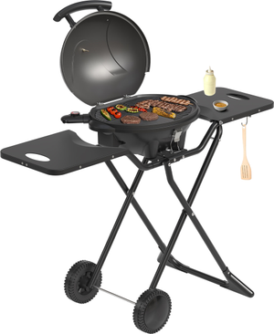 Opvouwbare BBQ 2400W Zwart