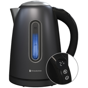 Waterkoker Temperatuur Zwart/RVS