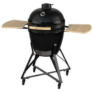 Kamado BBQ Deluxe - 21 Inch - PFAS vrij - Zwart