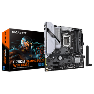 Gigabyte B760M GAMING PLUS WIFI DDR4 Intel Micro ATX Motherboard - LGA 1700