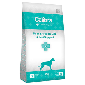 Calibra Veterinary Diet Hypoallergenic Skin & Coat Support Dry Dog Food - Bag Size : 2kg