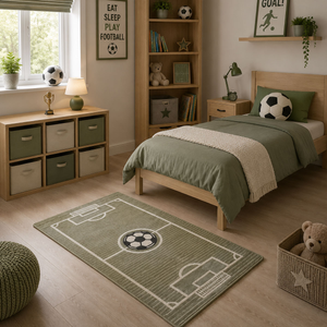 Match of The Day Green 80x150 Rug