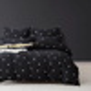 Halo Charcoal Quilt Cover Set