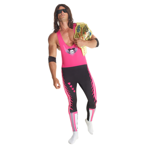 Mens Bret Hart Costume - Large