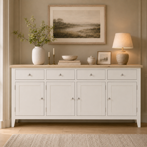 Marlborough Natural Linen Extra Large Sideboard