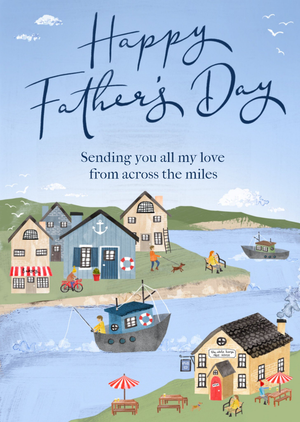 Moonpig Making Meadows Coastal Across The Miles Father's Day Card