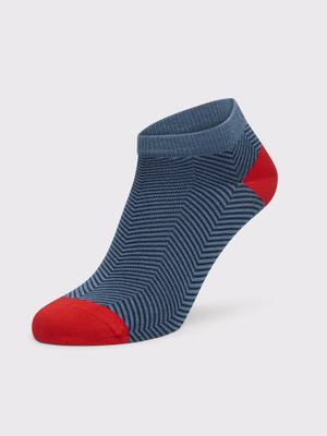 Blue Lux Taylor Trainer Socks