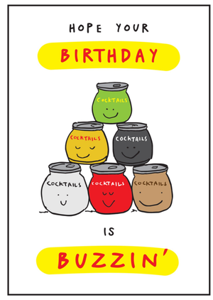 Moonpig Hope Your Birthday Is Buzzin Card